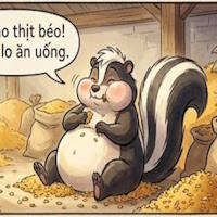 Truyện ngụ ngôn: Chồn hôi ở trong kho