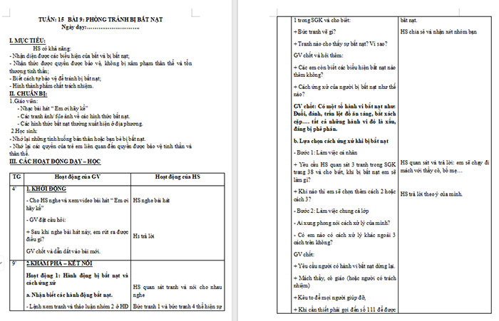 Giáo án Tiếng Việt 4 Những vết đinh