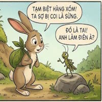 Truyện ngụ ngôn: Đôi tai của thỏ rừng