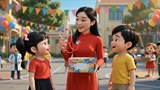 Video mở đầu Tự nhiên và xã hội 2 Bài 2: Nghề nghiệp của người lớn trong gia đình (AI)
