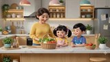 Video mở đầu Tự nhiên và xã hội 2 Bài 3: Phòng tránh ngộ độc khi ở nhà (AI)