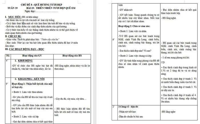 Giáo án Tiếng Việt 4 Những vết đinh