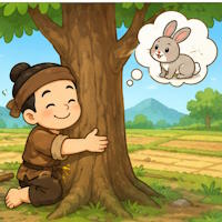 Truyện ngụ ngôn: Ôm cây đợi thỏ