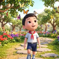 Video mở đầu Âm nhạc 2 Tiết 2: Ôn tập bài hát Dàn nhạc trong vườn. Thường thức âm nhạc Ước mơ của bạn Đô (AI)
