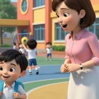 Video mở đầu Tự nhiên và xã hội 2 Bài 10: Ôn tập chủ đề trường học (AI)