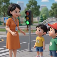 Video mở đầu Tự nhiên và xã hội 2 Bài 14: Cùng tham gia giao thông (AI)