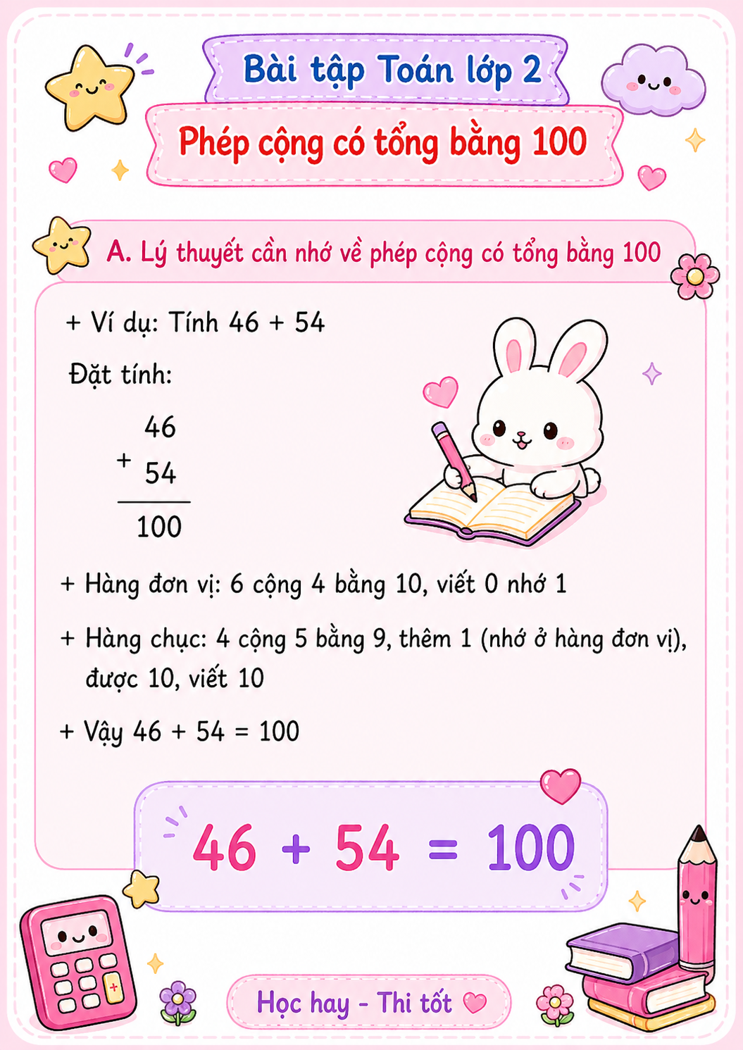 bai tap phep cong co tong bang 100 lop 2 h1*971428
