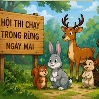 Truyện ngụ ngôn: Cuộc chạy đua trong rừng