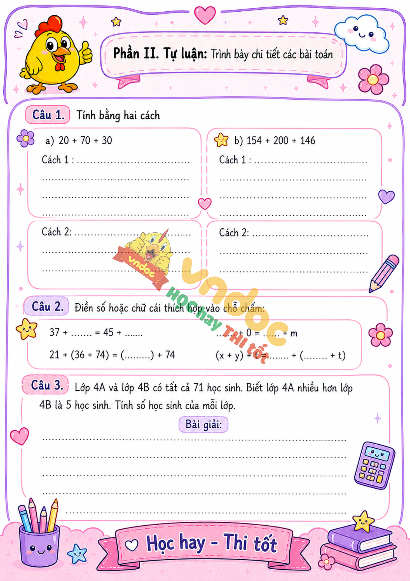 phieu bai tap toan lop 4 tuan 12 co ban kntt h2*971035