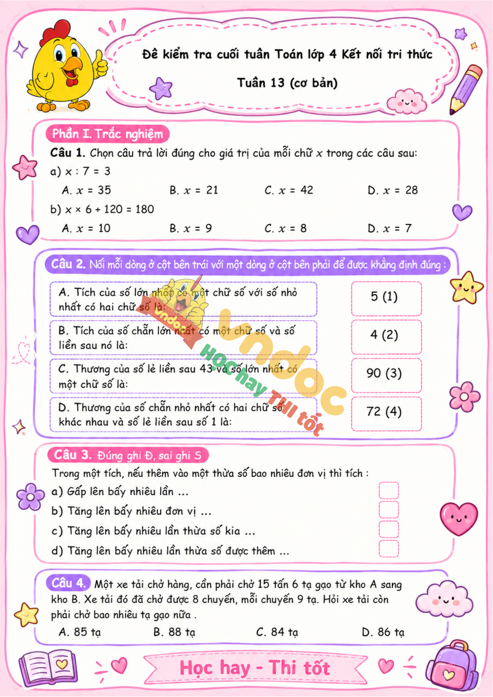 phieu bai tap toan lop 4 tuan 13 co ban kntt h1*971086