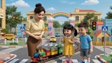 Video mở đầu Tự nhiên và xã hội 2 Bài 13: Hoạt động giao thông (AI)