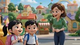 Video mở đầu Tự nhiên và xã hội 2 Bài 15: Ôn tập chủ đề cộng đồng địa phương (AI)
