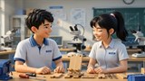Video mở đầu Công nghệ 8 Bài 4: Bản vẽ lắp (AI)