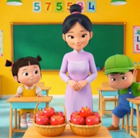 Video mở đầu Toán 1 Bài 3: Nhiều hơn, ít hơn, bằng nhau