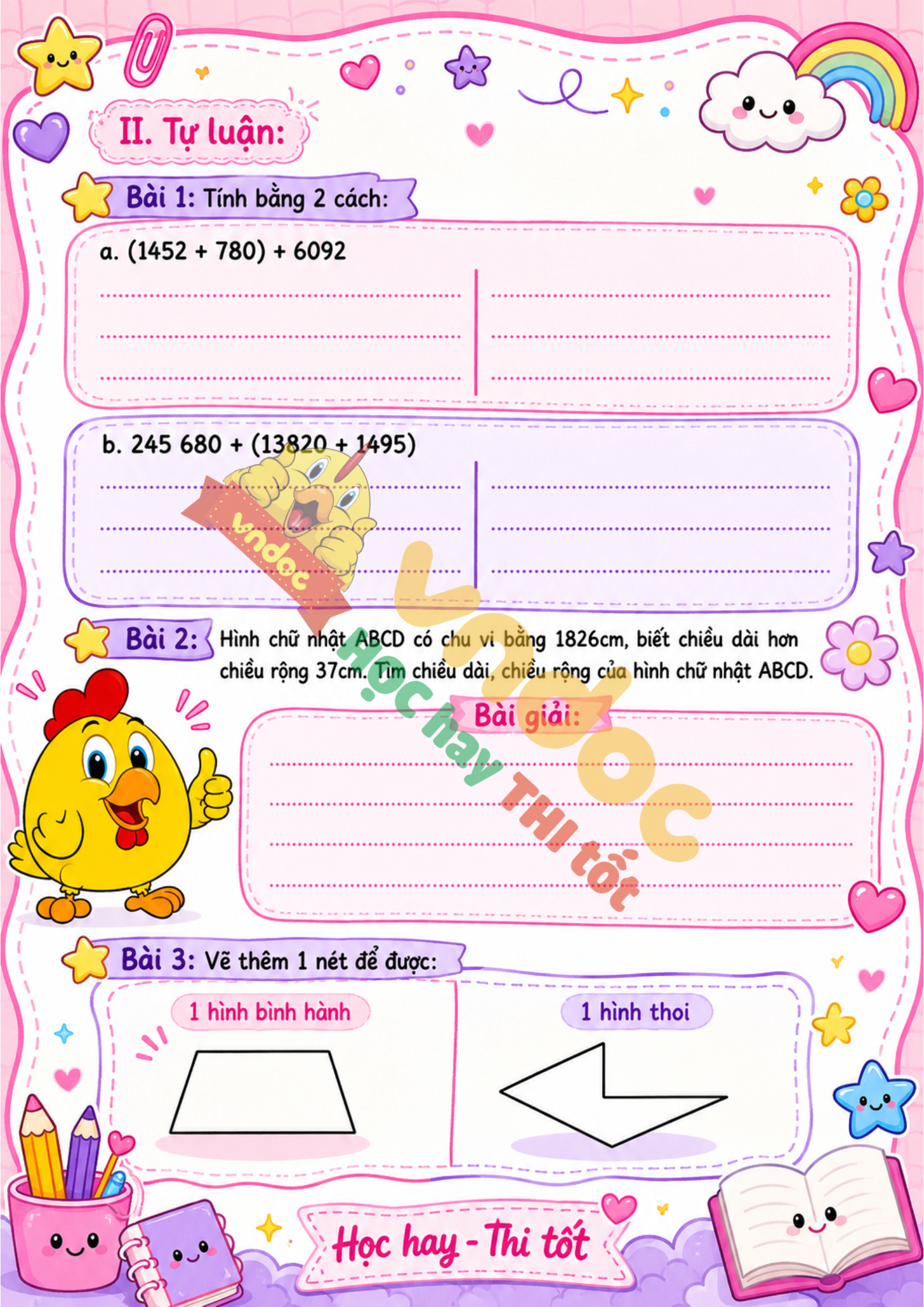 phieu bai tap toan lop 4 tuan 15 nang cao kntt h2*972029
