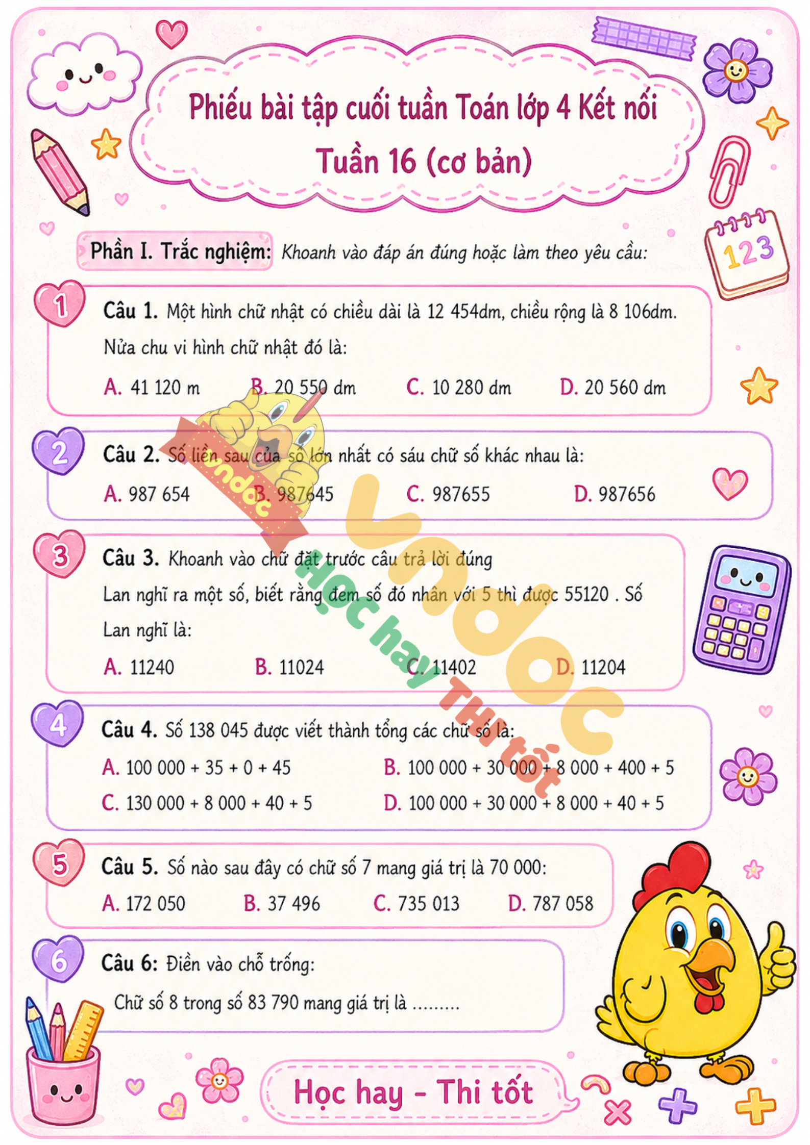 phieu bai tap toan lop 4 tuan 16 co ban kntt h1*972507