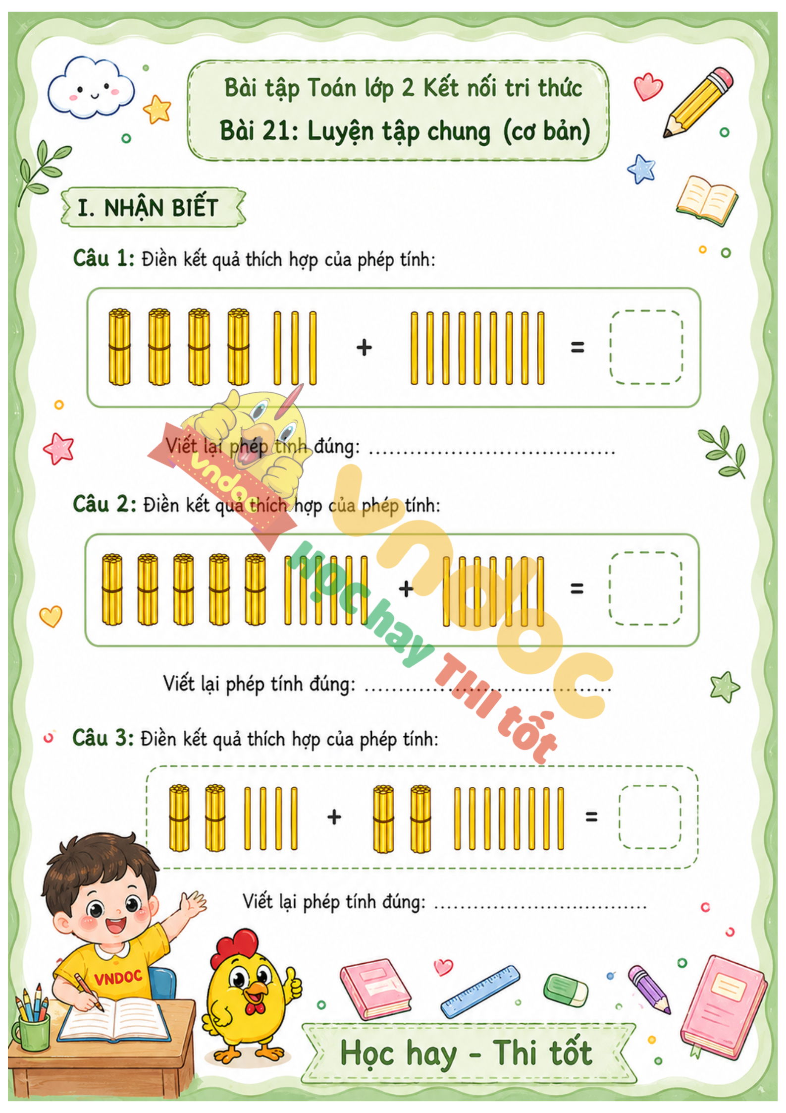 BT toan lop 2 Bai 21 luyen tap chung co ban h1*973281
