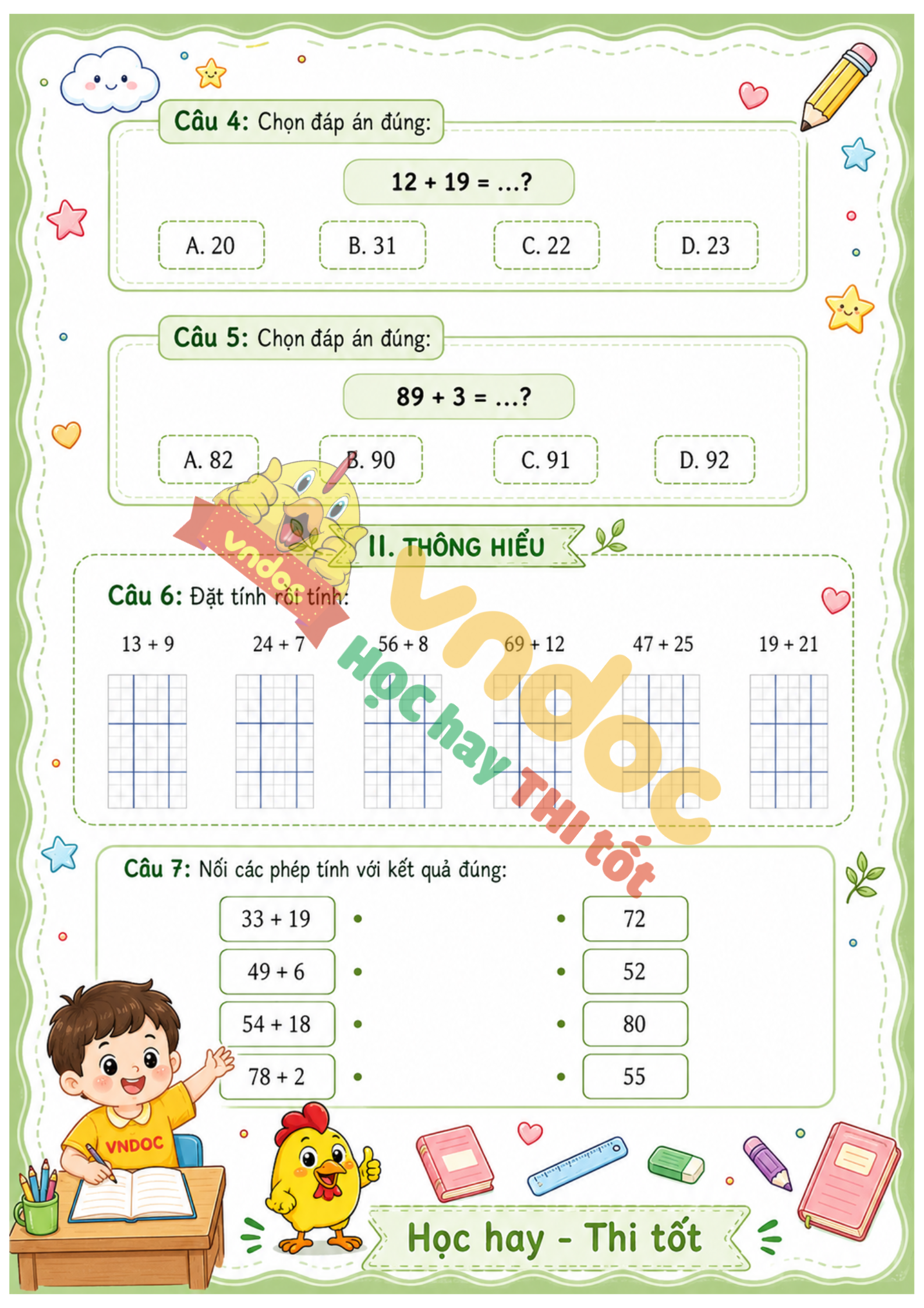 BT toan lop 2 Bai 21 luyen tap chung co ban h2*973280