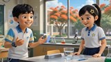 Video mở đầu Khoa học tự nhiên 7 Bài 5: Phân tử - Đơn chất - Hợp chất (AI) 