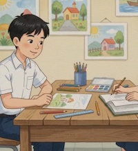 Video mở đầu Mĩ thuật 9 Bài 5: Thiết kế bìa sách (AI)