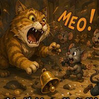 Truyện ngụ ngôn: Đeo nhạc cho mèo