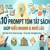 10 prompt tóm tắt sách giúp hiểu nhanh và nhớ lâu