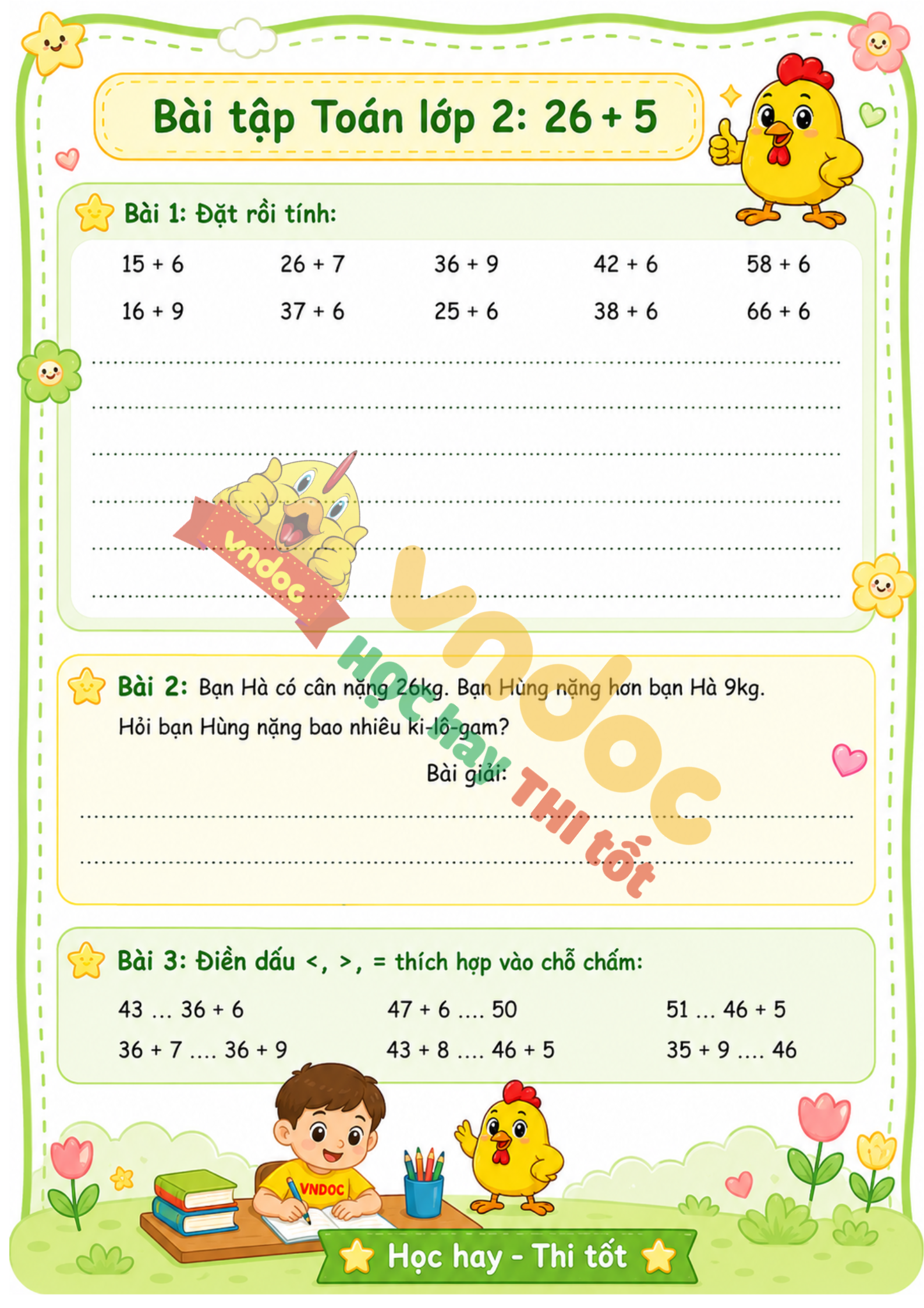 bai tap 26 cong 5 lop 2 mh2*974001
