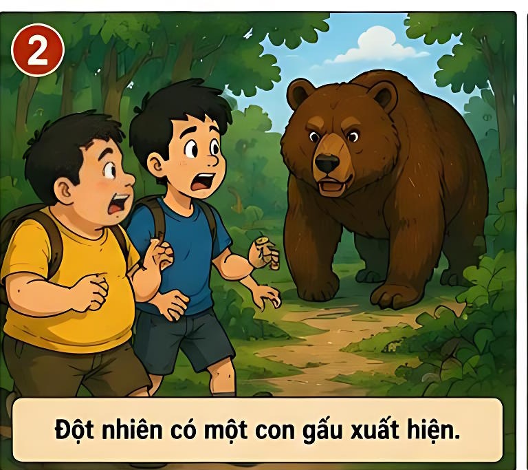hai nguoi ban va gau 1*974491