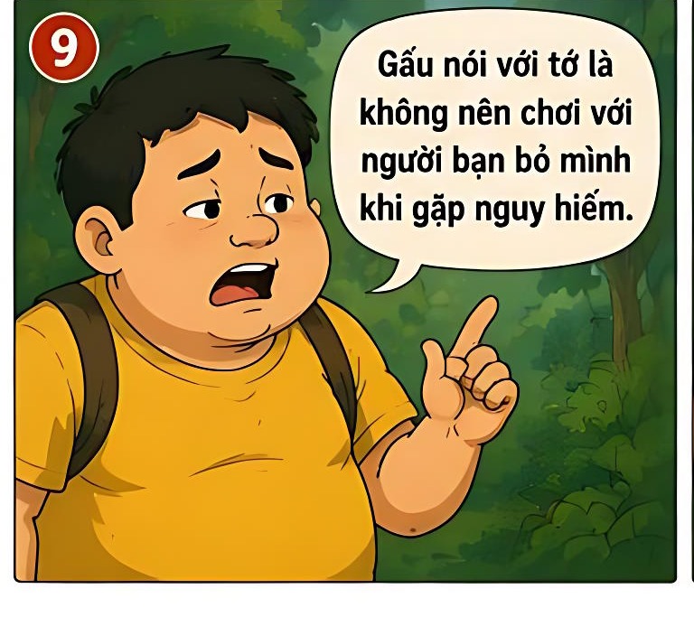 hai nguoi ban va gau 10*974481