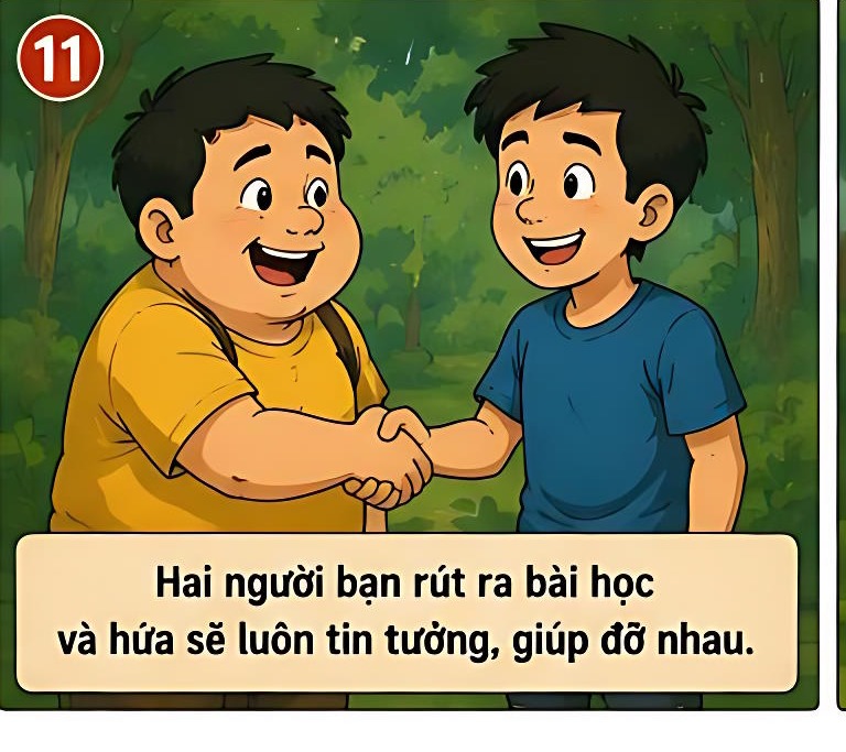 hai nguoi ban va gau 11*974486