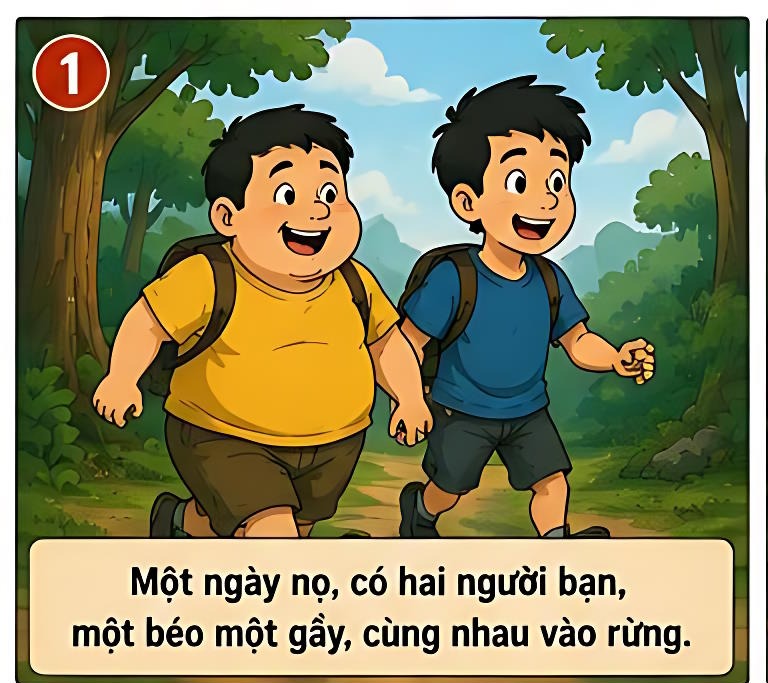 hai nguoi ban va gau 2*974489