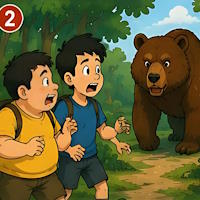 Truyện ngụ ngôn: Hai người bạn và con gấu