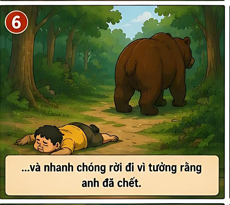 hai nguoi ban va gau 6*974484