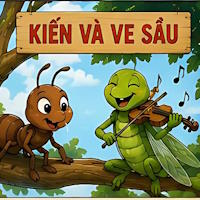 Truyện ngụ ngôn: Kiến và ve sầu