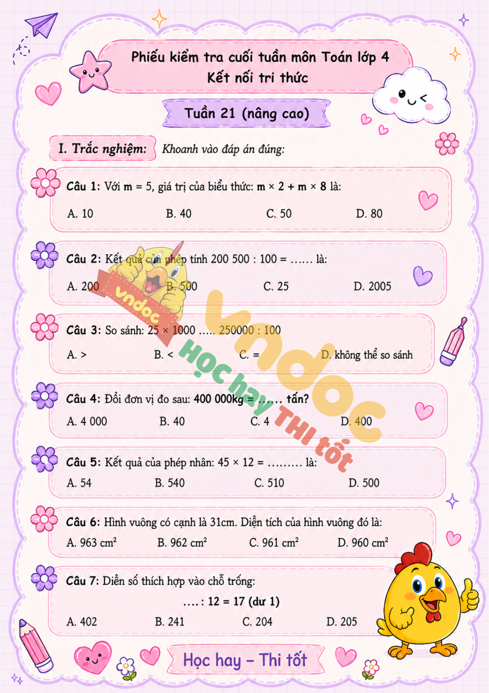 phieu bai tap toan lop 4 tuan 21 nang cao kntt h1*974687