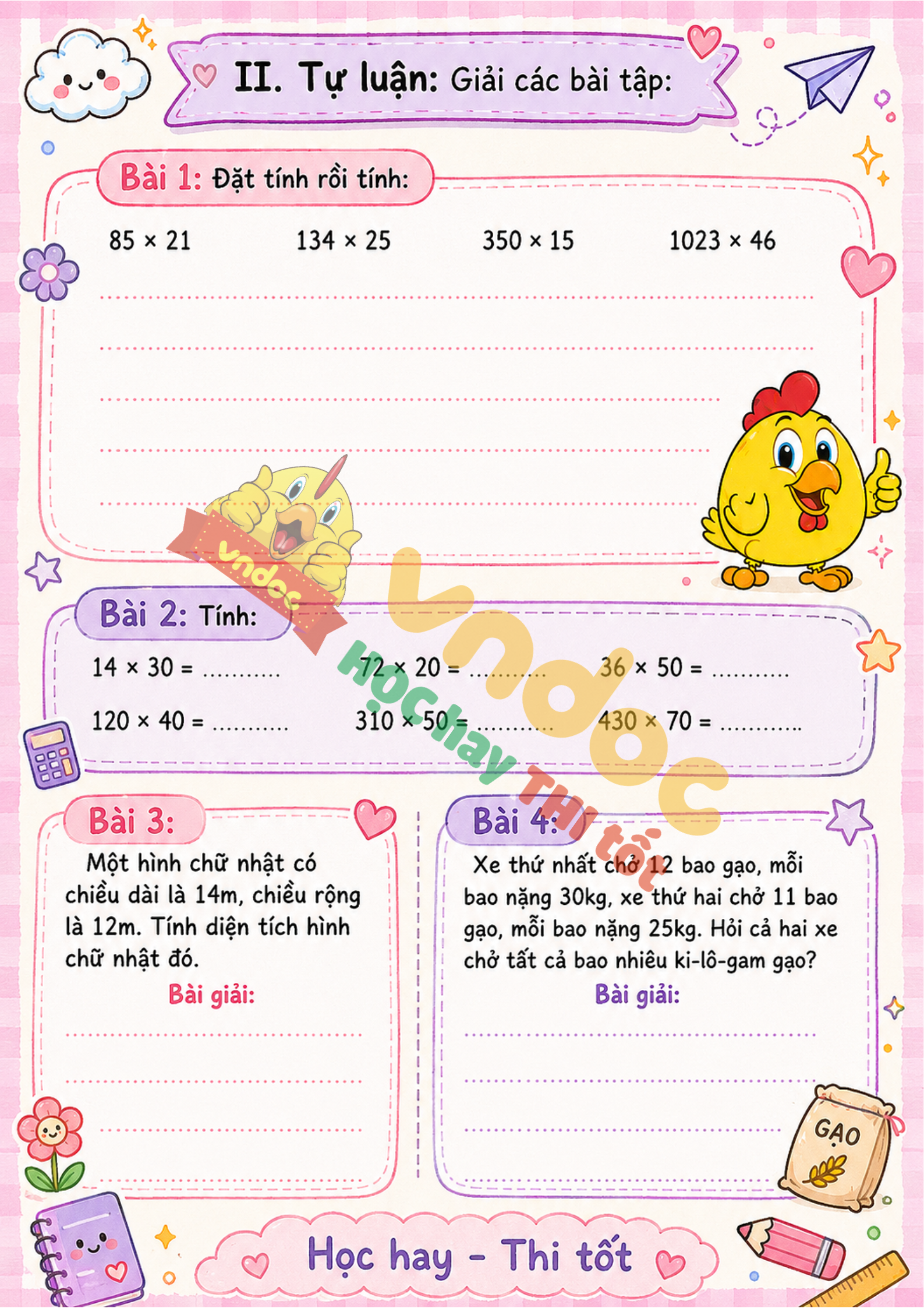 phieu bai tap toan lop 4 tuan 21 nang cao kntt h2*974691