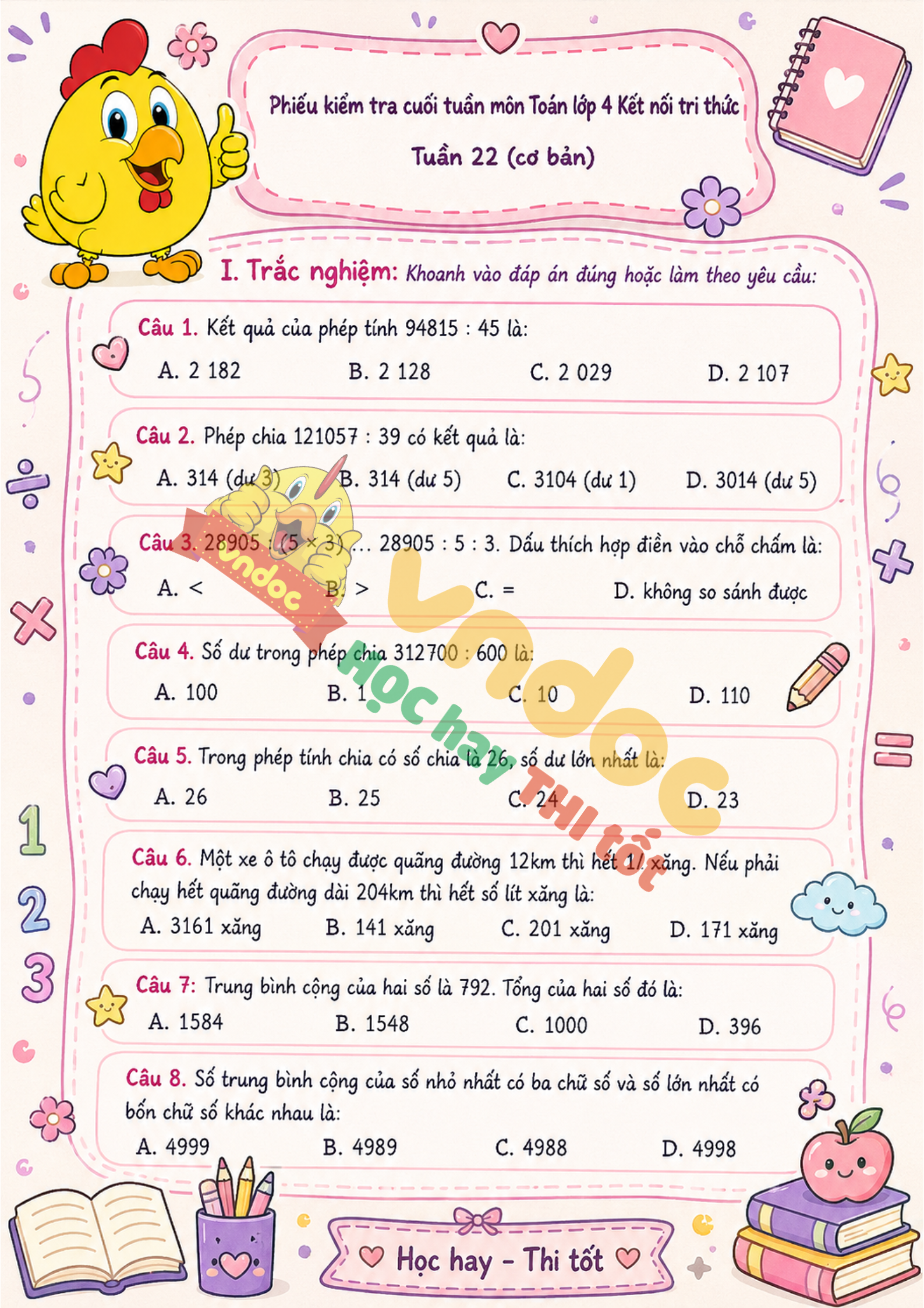 phieu bai tap toan lop 4 tuan 22 co ban kntt h1*975333