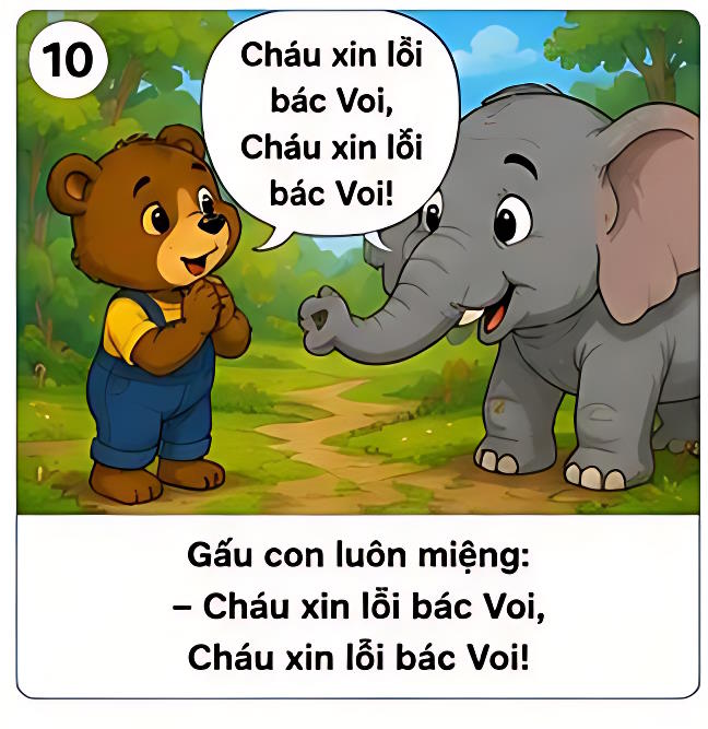 bai hoc dau tien cua gau con 10*976732
