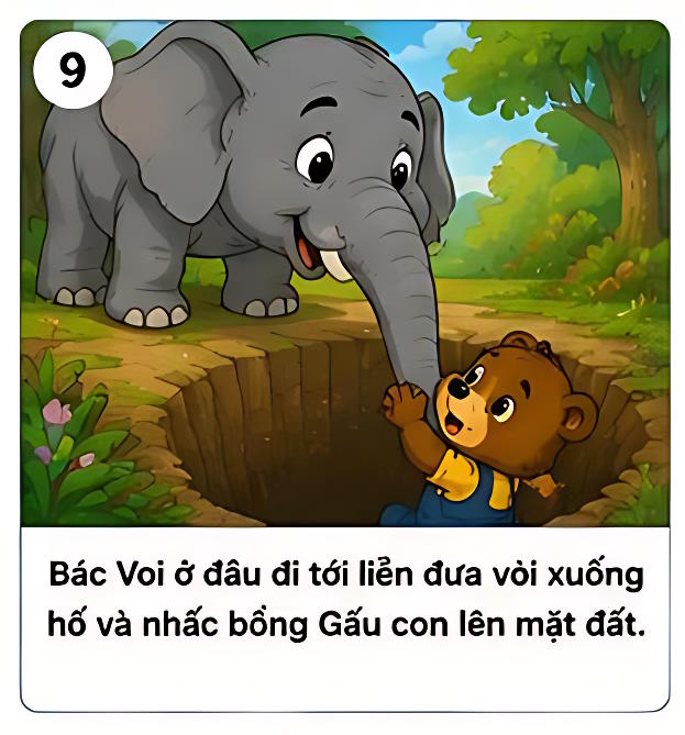bai hoc dau tien cua gau con 9*976729