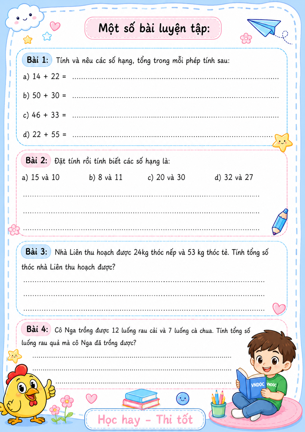 ly thuyet toan lop 2 so hang tong h2*976340
