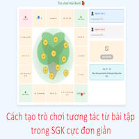 Cách tạo trò chơi tương tác từ bài tập trong SGK cực đơn giản