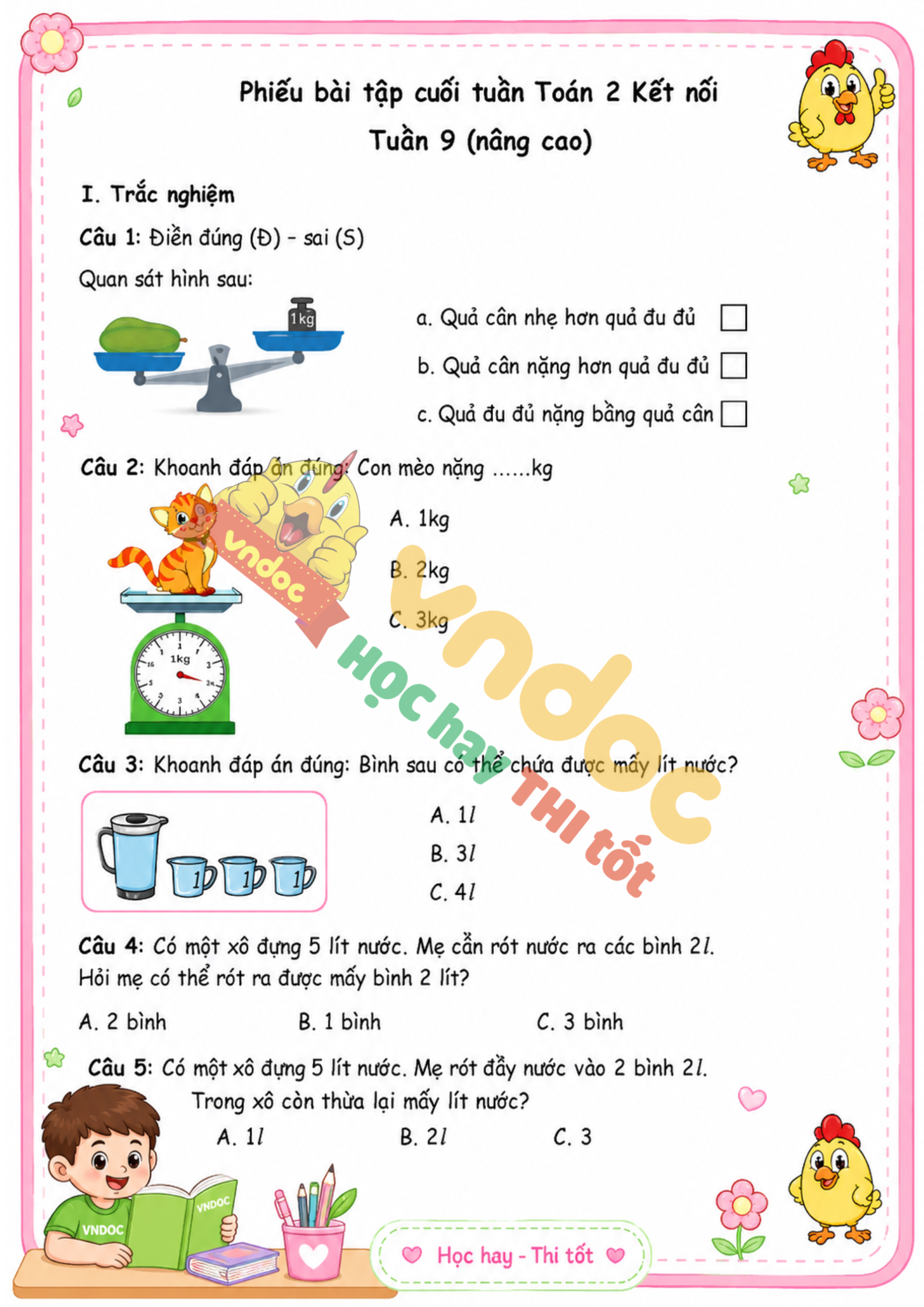 bt cuoi tuan toan lop 2 tuan 09 nang cao sach kntt mh1*977644