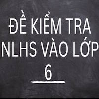 Đề tuyển sinh lớp 6 trường THCS Nguyễn Tri Phương, TP Huế