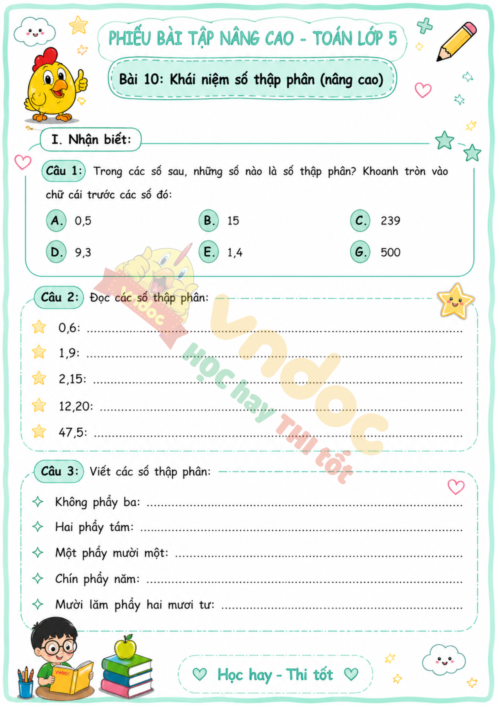 Bai tap toan lop 5 Bai 10 khai niem so thap phan nang cao h1*980568