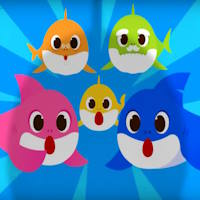 Tranh tô màu Baby Shark cho trẻ 