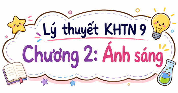 Lý thuyết KHTN 9 Chương 2: Ánh sáng
