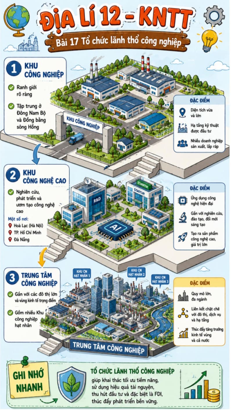 Infographic Địa lí 12 bài 17