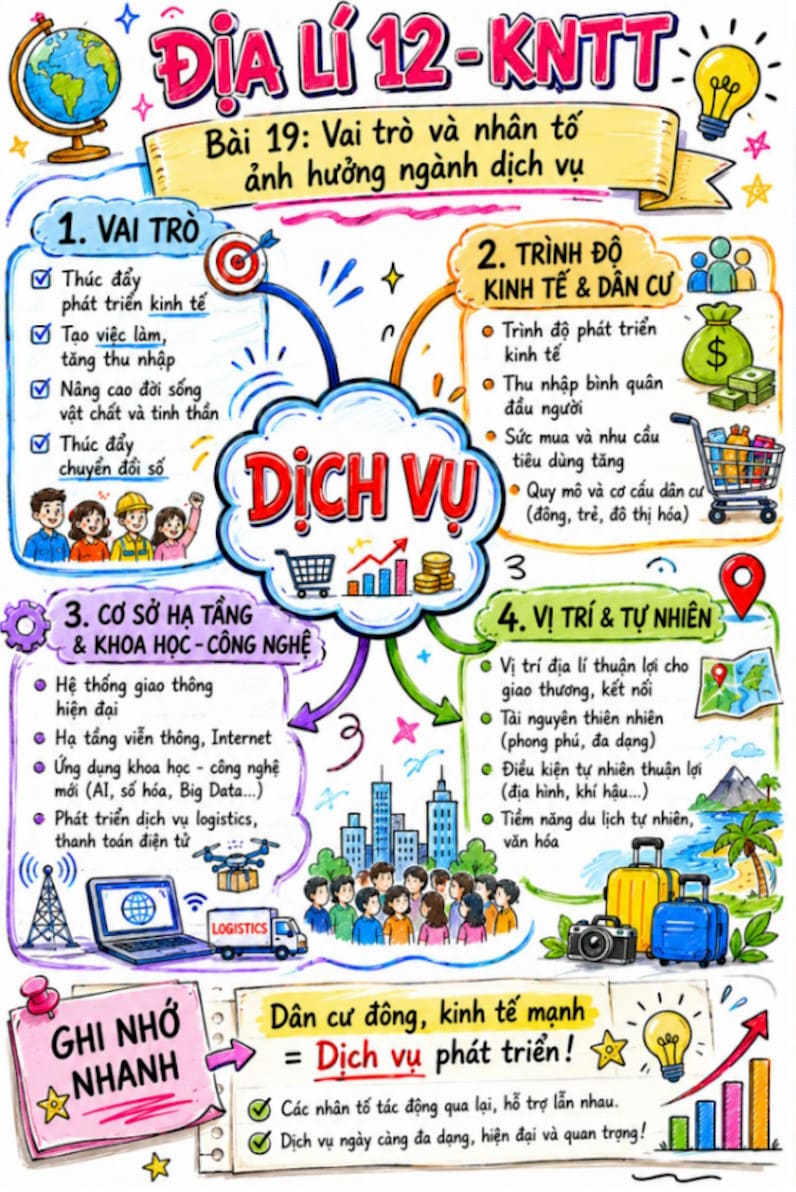 Infographic Địa lí 12 bài 19