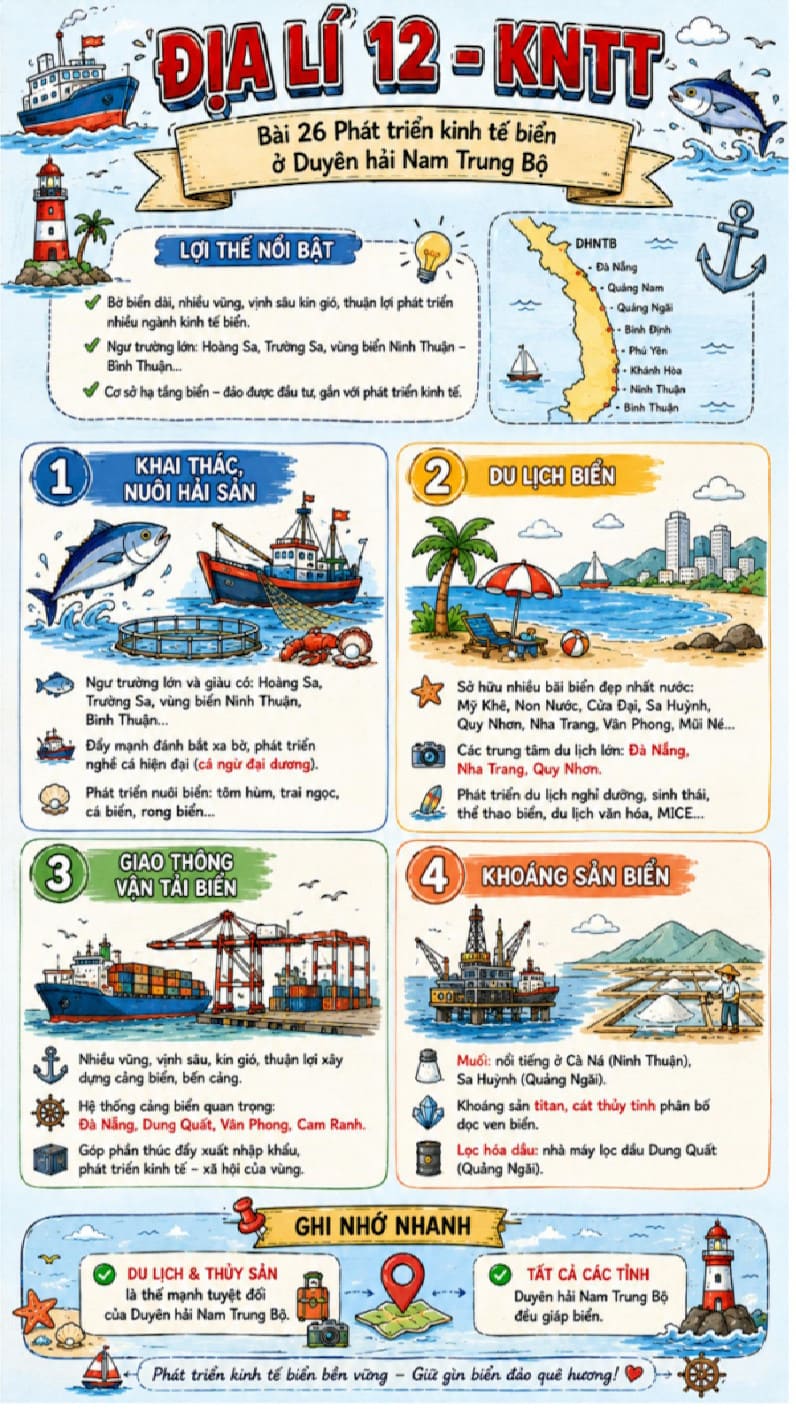 Infographic Địa lí 12 bài 26