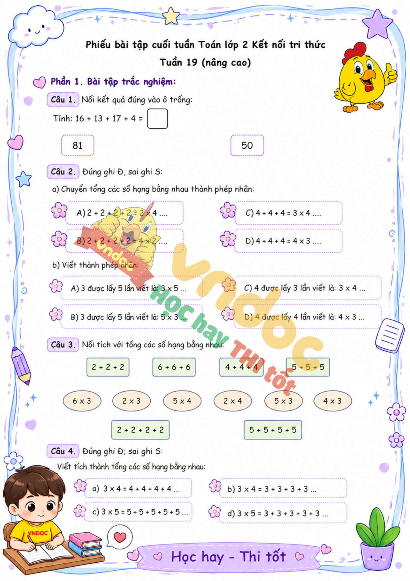 bt cuoi tuan toan lop 2 tuan 19 nang cao sach kntt mh1*981926